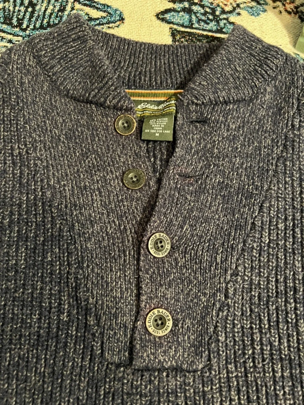 Eddie Bauer Button Up Sweater - Picture 3 of 5